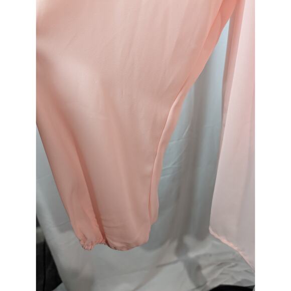 NWT Worthington Blouse PINK Women's Shirt Size 2XL - Fairycore Peasant Boho New - Picture 3 of 14